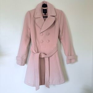 Forever 21 Pink Trench Coat